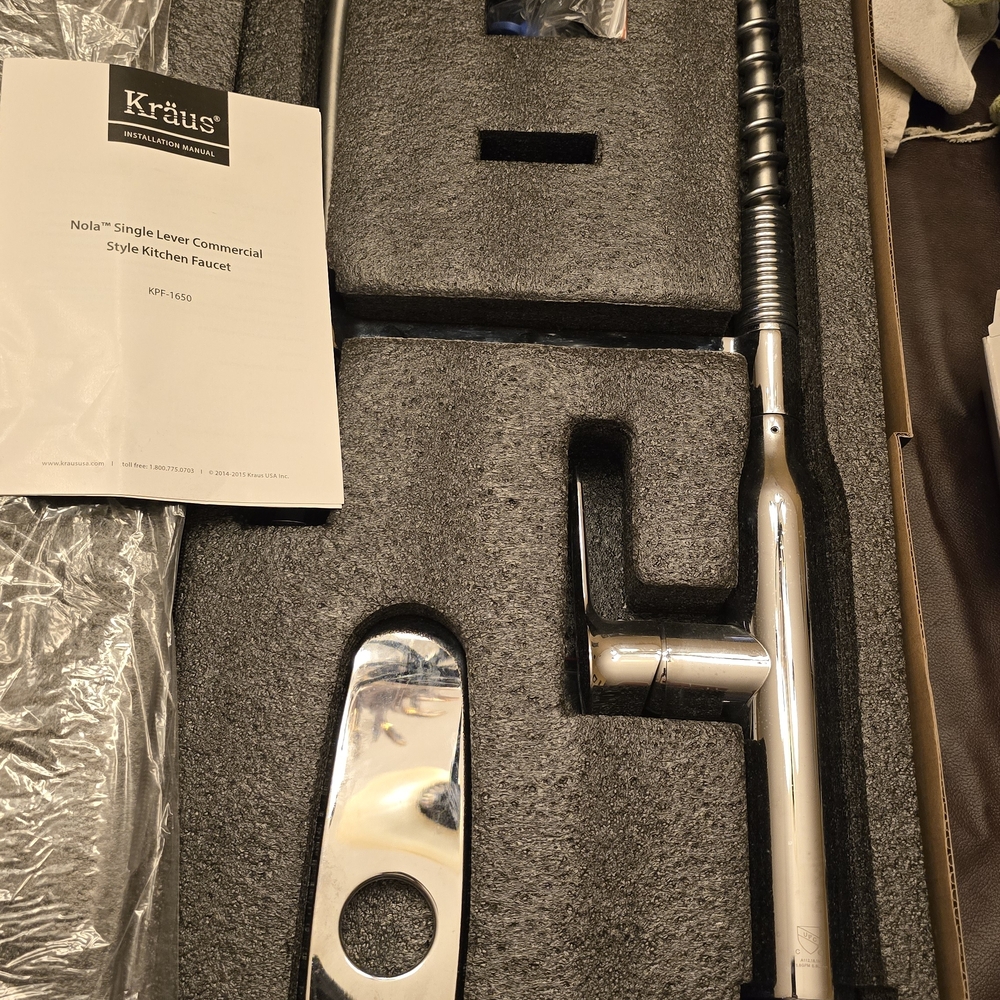 KRAUS COMMERCIAL Style Single-Lever Kitchen Faucet - Polished Chrome